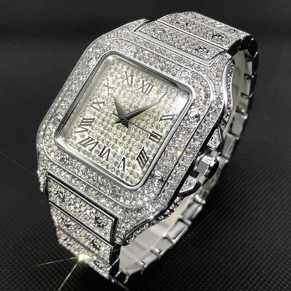 Swiss Geneva Diamond Watch