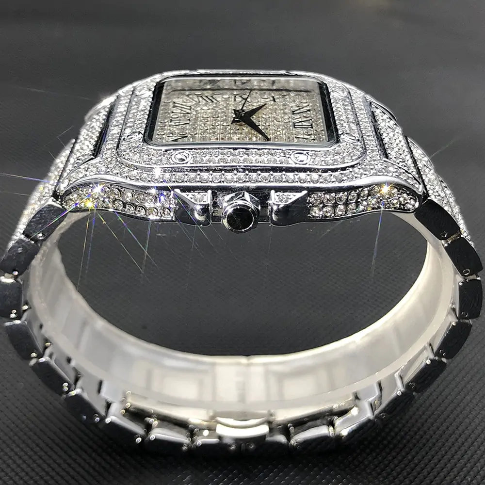 Swiss Geneva Diamond Watch